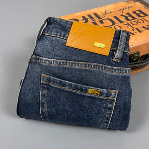 Jeans haut <span class=keywords><strong>de</strong></span> gamme pour hommes, coupe droite, pour le printemps et l'automne, nouvelle collection 2026, élastiques, décontractés, longs, production d'usine - Product Image 5