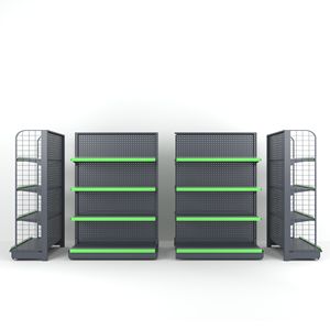 אור החובה התצוגה מתלה alibaba ספק זהב חד צדדי תכונה חנות פלדה טובין תצוגת גונדולה - Product Image 1