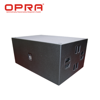 OPRA VE 2181A Subwoofer passif professionnel double 18 pouces, puissance de crête 6000W, 30Hz-120Hz, haut-parleur de basses à SPL élevé pour sonorisation en direct