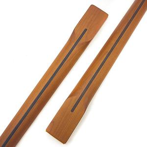 22 Perdeli 9.5 İnç Saten Kaplamalı Kavrulmuş Akçaağaç TL Elektro Gitar Sapı, İnci Beyazı Blok Kakma ve Beyaz Kenar Çerçevesi ile Gitar Parçaları için - Product Image 4