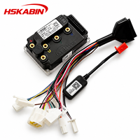 Contrôleur de moteur à onde sinusoïdale CC Fardriver ND72300 MINI12 48V-72V 100/300A pour trottinette électrique, avec fonction de débogage et de programmation
