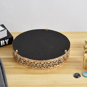 Coiffeuse plateau miroir décoratif diamant décoration cristal - Product Image 4