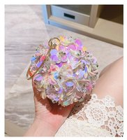 2024 nouveau YCH fait à la main taille haute sac de soirée joli rose Floral PC matériel à la mode décontracté dames sacs à main de fête de mariage
