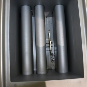 Freidora eléctrica Vertical personalizada <span class=keywords><strong>de</strong></span> acero inoxidable, cilindro único, 2 cestas, temporizador, con armario - Product Image 3