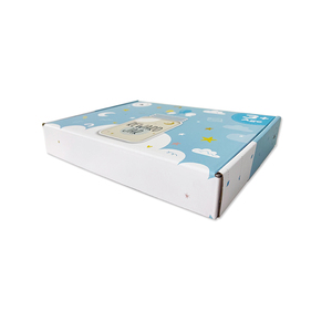 Cartón azul Tuck Top mail <span class=keywords><strong>Box</strong></span> embalaje ropa Cajas de Regalo plegable cinco tres siete capas con logotipo - Product Image 6