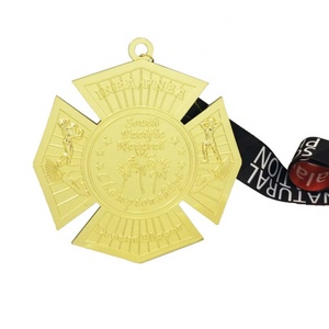 Medallas Deportivas de Oro Personalizadas para Maratón y Triatlón, Estilo Antiguo, con Logotipo Personalizado - Product Image 4