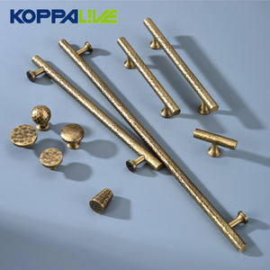 Koppalive ручные античные бронзовые латунные кухонные ручки для шкафов, дверей шкафов и ящиков - Product Image 1