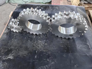 Pignon d'usine pignon de <span class=keywords><strong>moto</strong></span> d'entraînement forgé personnalisé/pignon de segment de four rotatif de roue à chaîne - Product Image 3