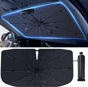 55" X 31" Car Windshield <b>Shade</b> Umbrella, Foldable Car Front <b>Window</b> Shield for Sedans SUVs & Trucks - Product Image 2