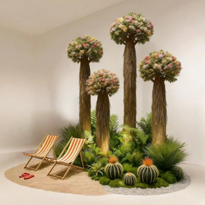 Sculpture Topiaire Artificielle Personnalisée en Mousse Verte, Statues Animaux et Humains, Art Floral pour Décoration de Centres Commerciaux, Hôtels, Mariages et Jardins - Product Image 5