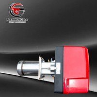 Brûleur à gaz progressif à deux étages Riello RS44 MZ d'origine italienne 80-550 kW (GN/GPL) pour chaudières à vapeur, eau chaude, huile thermique et équipements de séchage