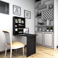 Bureau d'ordinateur pliable à montage mural, Convertible, permet de gagner de l'espace, Table d'étude, bon marché