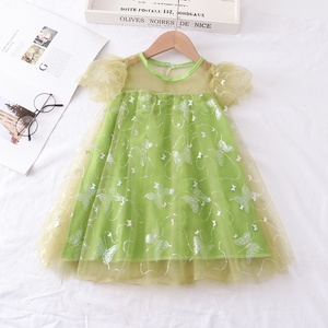 <span class=keywords><strong>Vestito</strong></span> Estivo da Bambina <span class=keywords><strong>con</strong></span> <span class=keywords><strong>Farfalle</strong></span>, Abito Principessa in Tulle a Linea A per Bambine di 1 Anno - Product Image 4