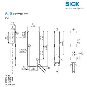 เซ็นเซอร์วัดระยะทางด้วยเลเซอร์ SICK รุ่น OL1S-R1010A13 เซ็นเซอร์ตรวจจับตำแหน่งการเคลื่อนที่สำหรับอุตสาหกรรม ผลิตในประเทศญี่ปุ่น - Product Image 3