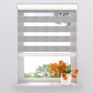 Abrazadera Doble <span class=keywords><strong>para</strong></span> Persianas Enrollables, Sin Perforación, Protección Solar Transparente y Opaca <span class=keywords><strong>para</strong></span> <span class=keywords><strong>Ventanas</strong></span> y Puertas - Product Image 1