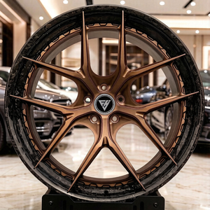 맞춤 단조 17-24인치 컨케이브 카본 휠 림 5x108 5x112 5x114.3 5x120 BMW 테슬라 모델 S 모델 Y용 카본 파이버 휠 - Product Image 1