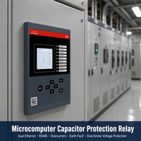 Relé de Protección para Banco de Condensadores de Subestación Inteligente EastSong, Doble Ethernet IEC61850 RS485, Registro de Fallas por Sobrecorriente y Sobretensión