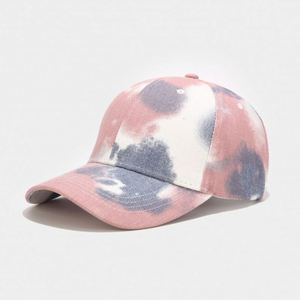 Casquettes et chapeaux de baseball pour femmes en sergé 100 % polyester, 6 panneaux, color block, brodés, en stock, prix usine - Product Image 3