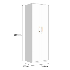 家居衣柜卧室家具钢储物柜金属衣橱批发金属衣橱 - Product Image 6