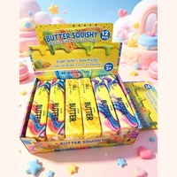 Jouets sensoriels en forme de bâton de beurre en PU, à remontée lente, parfumés, doux au toucher, anti-stress, pour filles, garçons, bureau, école