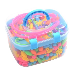 Venta al por Mayor, Nuevo Estilo, Cuentas de Plástico Coloridas para Joyería Infantil, Letras del Alfabeto Populares, Kit de Fabricación de Pulseras DIY, Juguete - Product Image 2