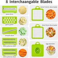 Fruit & Vegetable Gereedschap Multifunctionele Aardappel Cutter Veggie Chopper Groentesnijder Rasp