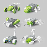 Kit de robot électrique DIY 16 en 1 pour enfants, ensemble de blocs de construction motorisés, jouet éducatif STEM, expérience scientifique, assemblage, cadeau