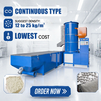 Machine de pré-expansion EPS de type continu à coût le plus bas Guiju avec alimentateur de billes de mousse EPS