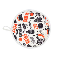 Chauffe-tortillas mexicain authentique en coton 10'' et 12'' isolé, compatible micro-ondes, pour usage alimentaire, avec pochette isotherme personnalisable