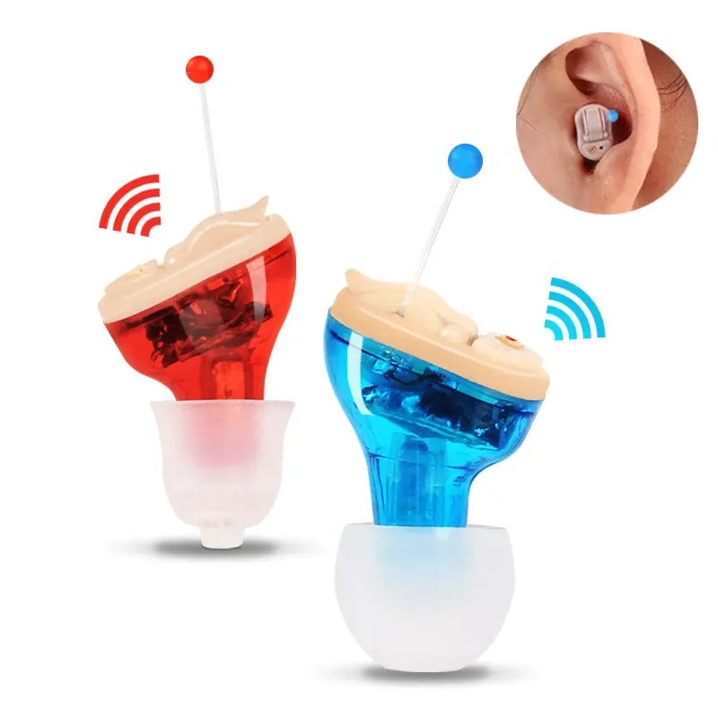 מיני אוזן סיוע מכשיר להאזין נטענת מכשירי שמיעה החרשים בשימוש