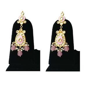 Pendientes Étnicos de Diseño con Base de Aleación y Trabajo de Cuentas Decorativas para Bodas y Fiestas - Product Image 5