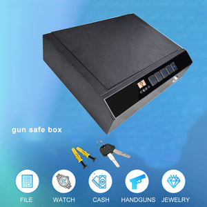 Biometrico riconoscimento del volto chiave chiave pistola scatola di sicurezza scatola <span class=keywords><strong>sicura</strong></span> pistola serratura per comodino, auto, casa, bel regalo per uomini/donne - Product Image 3