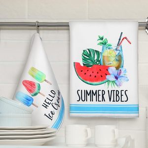 Hot Bán Nhanh Chóng Làm Khô Đa Chức Năng Tùy Chỉnh In Ấn Cao Cấp Thấm Bông Vải Bán Buôn Nhà Bếp Khăn Trà - Product Image 3