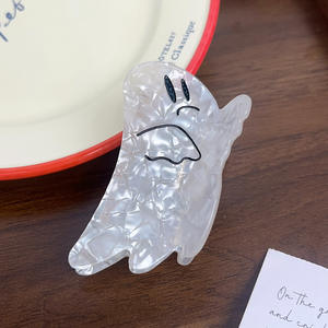 Nuevo Clip para el Cabello de Halloween, Divertido Clip de Calamar con Calabaza Fantasma para Mujer, Accesorio para el Cabello para Fiestas Espeluznantes - Product Image 6