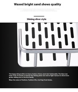 Aluminio 1,2 Triángulo Trípode Estante de baño Espacio sin perforaciones Estante de inodoro Venta al por mayor Vajilla Soportes de almacenamiento de <span class=keywords><strong>metal</strong></span> Bastidores - Product Image 4