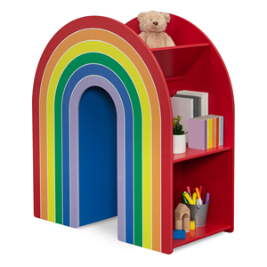 ตู้หนังสือเด็กสมัยใหม่หลากสี ตู้ไม้เอนกประสงค์สำหรับบ้าน ห้องนั่งเล่น ห้องนอน โรงเรียน ห้องครัว โรงเรียนอนุบาล - Product Image 1