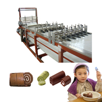Machine suisse classique de fabrication de rouleaux de gâteaux HG/ligne de production de rouleaux de gâteaux au chocolat/machine géante de fabrication de rouleaux de gâteaux à la crème