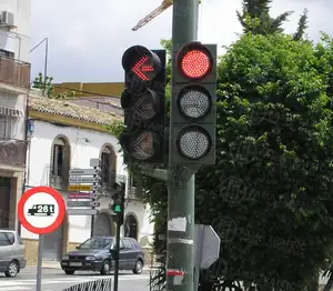 Feu de signalisation LED rouge jaune vert 200mm