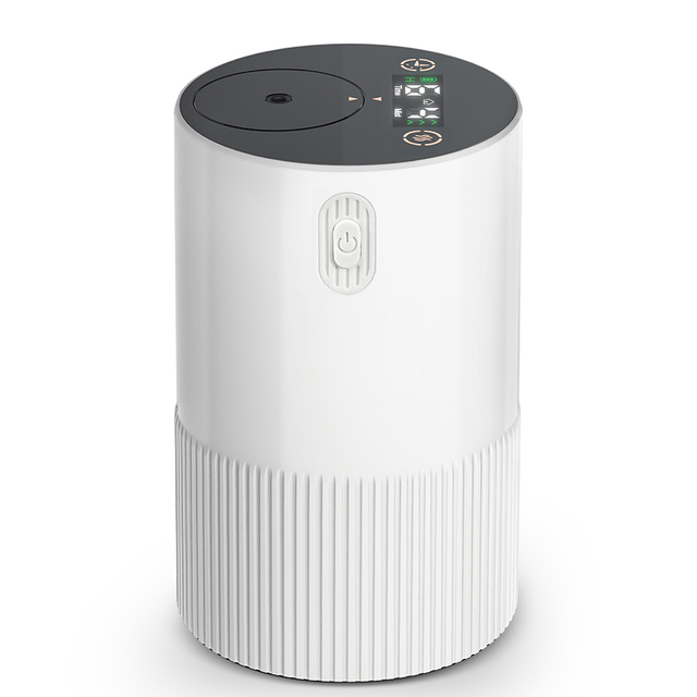 Smart Timing Rechargeable Waterless Fragrance Dispenser with 5-10ml Capacity Portable for Long-Lasting Aromatherapy