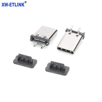 XW-ETLINK XW-USB Serie 2 USB2.03.1 Micro 5 pines Tipo B Terminales Hembra 1.0A 30V DC Puerto de Carga Personalizable