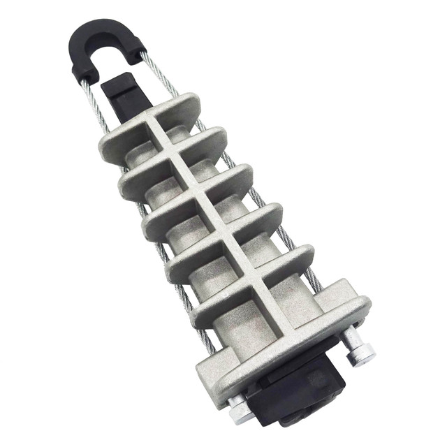 SURELINK PA1500 Outdoor Overhead Fitting Cable Clamp ADSS OPGW High Tension Dead End Wedge Anchor Suspension Clamp Black