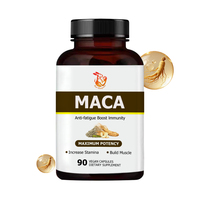 Capsules Énergisantes Personnalisées pour Adultes à Base de Maca et de Ginseng – Mélange Herbal pour Augmenter l'Énergie et la Force