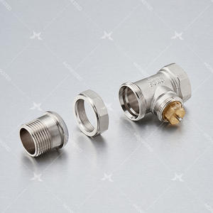 MK-5003 Munksend MKSTED Vanne thermostatique droite automatique transfrontalière en laiton nickelé pour radiateur A113 - Product Image 5