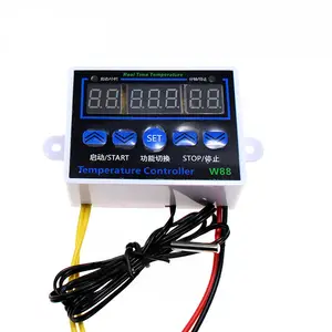 W88 12V 220V LED Digital Temperature Controller Thermostat NTC Sensor Thermoregulator Incubator Heating Cooling Control Switch