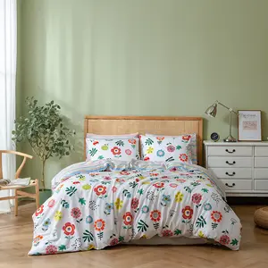 Summer Quilting Coverlet Polyester Filling Bedspread Cartoon Design Comforter Printing Bright Colors