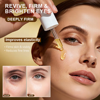 Minyak Esensial Mata Anti-Penuaan Vegan Herbal Asam Hialuronat Buatan Pabrik dengan Minyak Argan dan Jojoba untuk Lingkaran Hitam Anti-Kerut