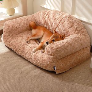 Luxury Modern Orthopedic Memory Foam <b>Dog</b> <b>Bed</b> Small/Medium <b>Dogs</b> Rabbit Plush Pearl Cotton Pet Furniture <b>Sofa</b> Design - Product Image 2