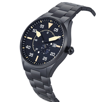 Montre-bracelet mécanique automatique pour homme, personnalisée en usine, en acier inoxydable, avec lunette octogonale, lumineuse et étanche