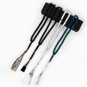 중국 공급 업체 하이 퀄리티 이슬람 Tasbeeh 천연 구슬 이슬람 Tasbih 기도 묵주 - Product Image 4