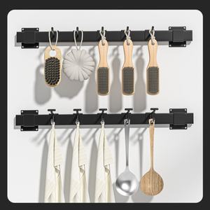 Crochets de suspension EWANG pour panneaux rainurés, crochets d'affichage en métal pour tubes carrés de supermarché - Product Image 4